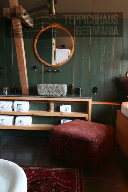 Kelim Pouf Rot 70x70